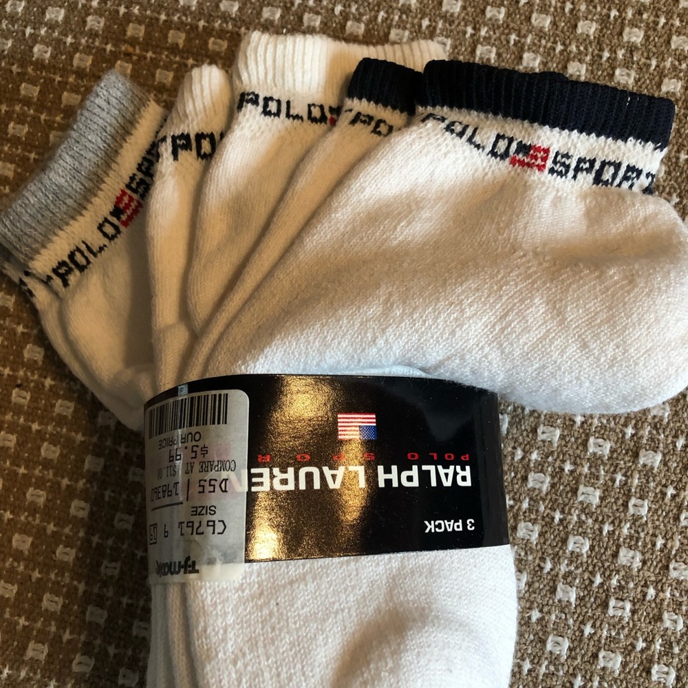 Polo sport by Ralph Lauren Socks Rare vintage 1990s